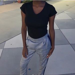 size small H&M plaid pants